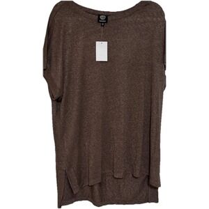 Bobeau Sleeveless Top Size 1X Mocha NWT
